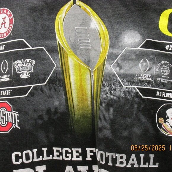 XL NCAA College Football Quest For The Trophy Short Sleeve Shirt-LOC-#098W - Picture 7 of 7